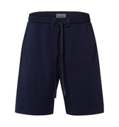Natural Living Organic Cotton Drawstring Shorts | Deep Navy 75772-1610